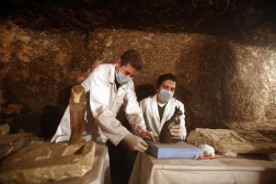 埃及塞加拉新發現5座距今4000余年的墓葬